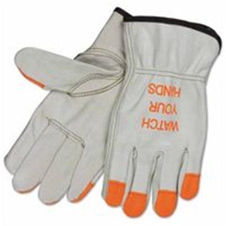 MCR SAFETY MCR 127-3213HVIL Drivers Gloves; Industrial Grade Cowhide; Large; Unlined 127-3213HVIL